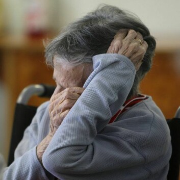 Det er stort sett eldre mennesker som får diagnosen Alzheimer. (Illustrasjonsfoto: Colourbox)