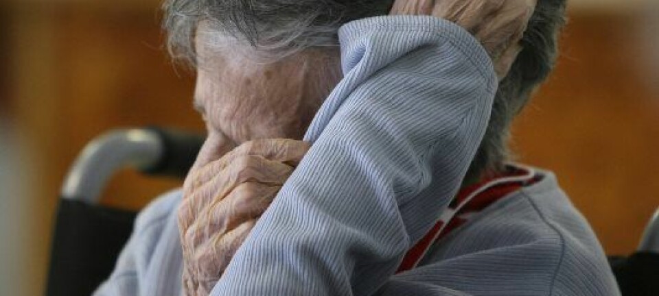 Det er stort sett eldre mennesker som får diagnosen Alzheimer. (Illustrasjonsfoto: Colourbox)