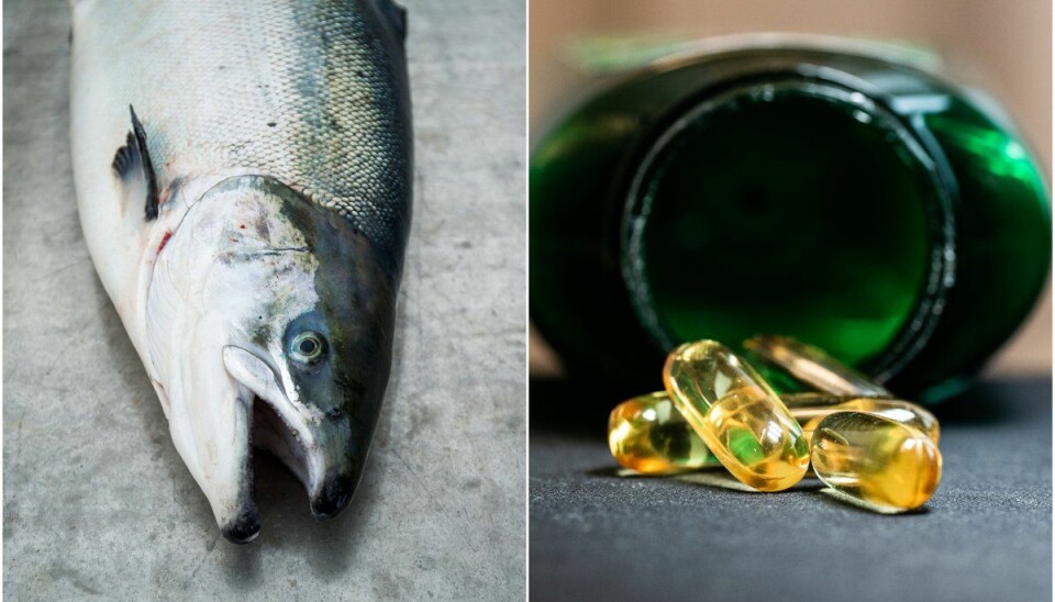 Fet fisk, som laks og makrell, inneholder særlig mye omega 3-fettsyrer.