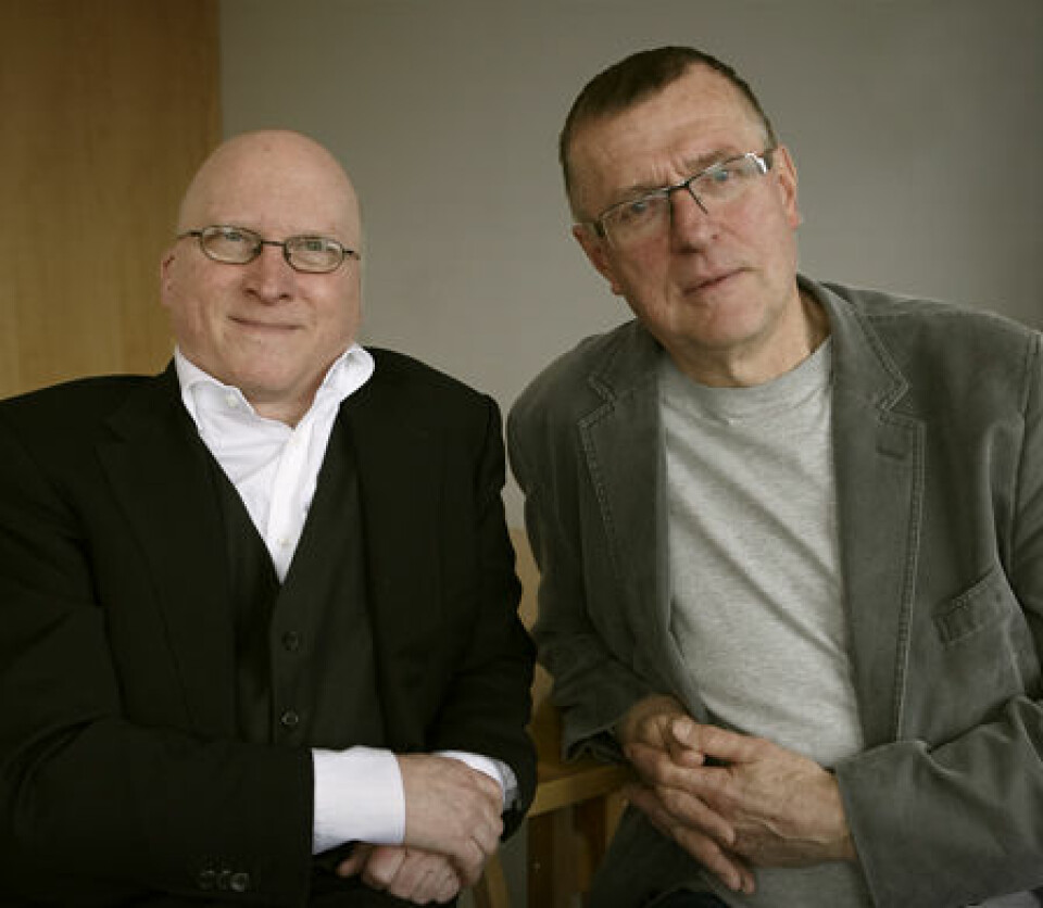 Karl Gunnar Johansson og Terje Spurkland. (Foto: Annica Thomsson)