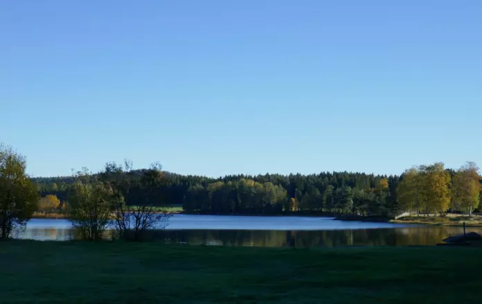 Lundebyvann, Indre Østfold, hvor Camilla Hagman har gjort deler av forskningen sin.