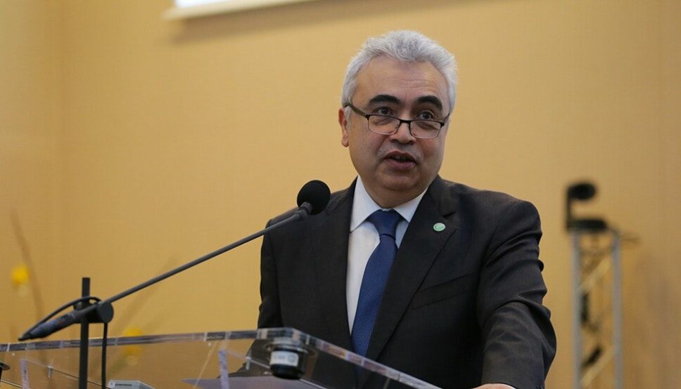 Fatih Birol, executive director of the International Energy Agency, speaking at the IEA Ministerial Meeting; Paris, November 2017. He says countries have a golden opportunity in the midst of the coronavirus crisis to embrace green energy.