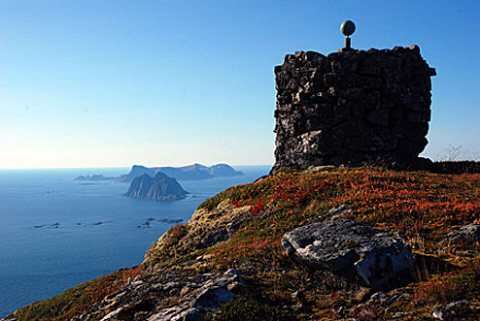 Varde på Lofotodden i Nordland. (Foto: Tor Erik Bakke, Statens kartverk)