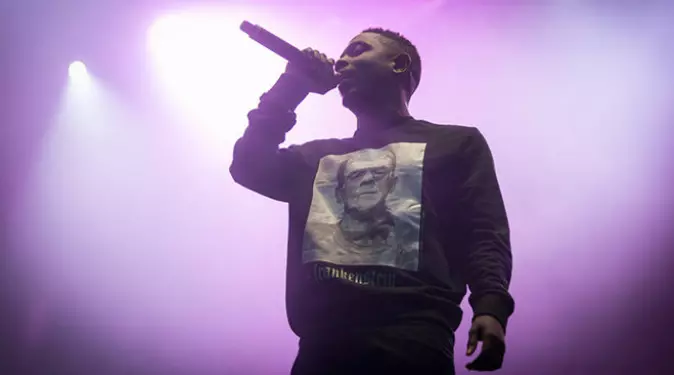 Rapperen Kendrick Lamar, her på Øyafestivalen i 2013.
