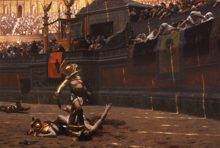 Pollice Verso. (Maleri: Jean-Léon Gérôme Pollice Verso. (Maleri: Jean-Léon Gérôme