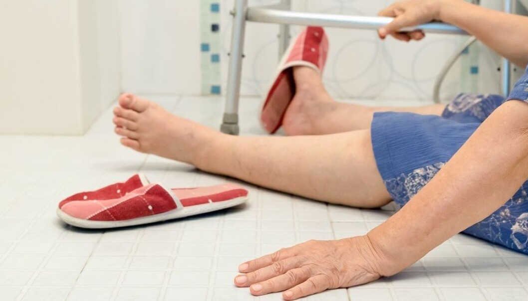 Many older people break a hip indoors, and hip operations are common. Many older people break a hip indoors, and hip operations are common.