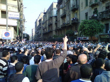 Vil enda flere land oppleve det som blant annet skjedde i Egypt? Her fra demonstrasjon i Kairo. (Foto: Muhammad Ghafari/ Wikimedia Commons) Vil enda flere land oppleve det som blant annet skjedde i Egypt? Her fra demonstrasjon i Kairo. (Foto: Muhammad Ghafari/ Wikimedia Commons)