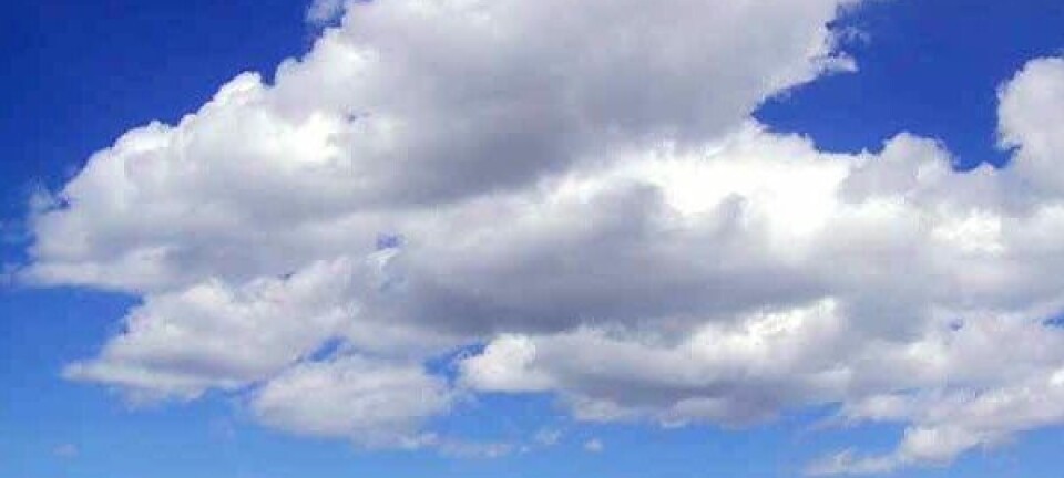 Cumulusskyer kalles godværsskyer. Wikimedia Commons