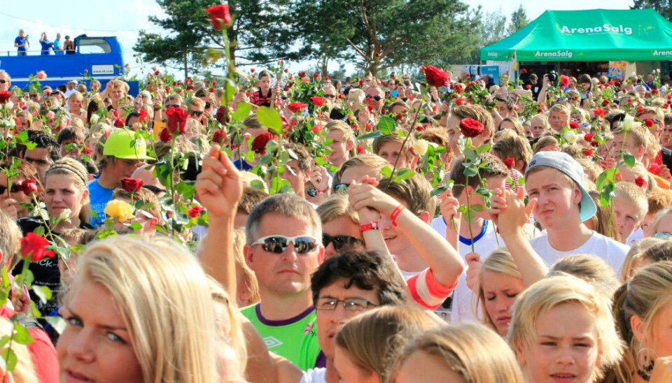In july 2011 there were rose parades and concerts in order for people to unite and stand up against the terrorist attack in Oslo and on Utøya.