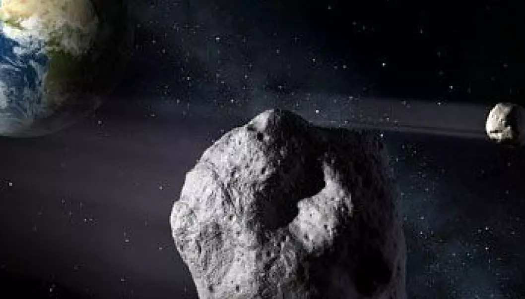Tre asteroider forbi Jorda på én uke