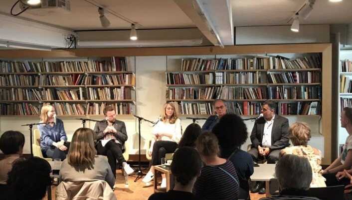 Fra venstresiden: Kjerstin Aukrust, Torbjørn Røe Isaksen, Hege Moe Eriksen, Asbjørn Øverås og Franck Orban. Fra venstresiden: Kjerstin Aukrust, Torbjørn Røe Isaksen, Hege Moe Eriksen, Asbjørn Øverås og Franck Orban.
