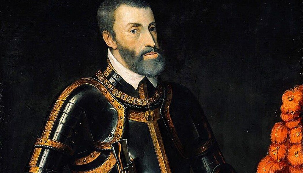 Maleri av Charles I av Spania, fra rundt 1550. Maleri av Charles I av Spania, fra rundt 1550.