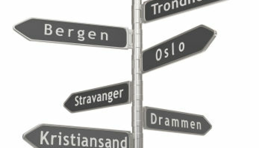 Norske stedsnavn - fra grav til Graff, fra tale til skrift