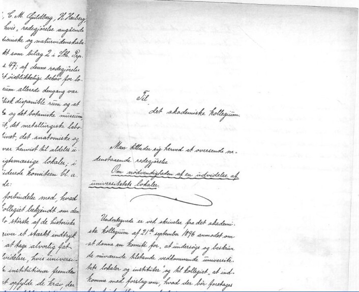 Hvis dette håndskrevne brevet får det til å krible i nysgjerrighetsmagen kan historiestudier være veien for deg. Det ble skrevet av Børresens professorkollegaer ved UiO for over 100 år siden, i juni 1897. (Foto: privat) Hvis dette håndskrevne brevet får det til å krible i nysgjerrighetsmagen kan historiestudier være veien for deg. Det ble skrevet av Børresens professorkollegaer ved UiO for over 100 år siden, i juni 1897. (Foto: privat)