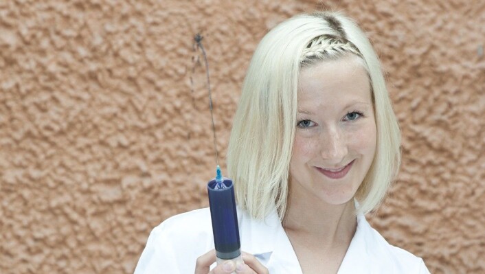 Botoxinnsprøytingar i magesekken førte til slankare rotter. På biletet er PhD-student Helene Johannessen ved NTNU. (Foto: M. Wagelund, NTNU) Botoxinnsprøytingar i magesekken førte til slankare rotter. På biletet er PhD-student Helene Johannessen ved NTNU. (Foto: M. Wagelund, NTNU)