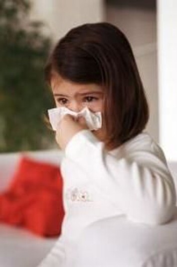 En vanlig forkjølelse fra rhinovirus kan sette gang i astma hos barn med et spesielt gen. (Foto: Colourbox) En vanlig forkjølelse fra rhinovirus kan sette gang i astma hos barn med et spesielt gen. (Foto: Colourbox)