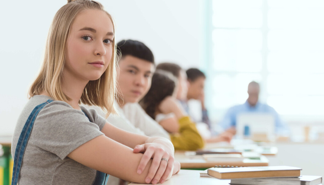 – Skolen er jobben til elevene, så når de forteller oss at de stresser, må vi høre på dem, sier forsker Kjersti B. Tharaldsen. – Skolen er jobben til elevene, så når de forteller oss at de stresser, må vi høre på dem, sier forsker Kjersti B. Tharaldsen.