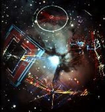 "Partikler som en gang har blitt sammenfiltret, vil speile hverandres egenskaper momentant over store avstander. (Foto:CERN)" "Partikler som en gang har blitt sammenfiltret, vil speile hverandres egenskaper momentant over store avstander. (Foto:CERN)"
