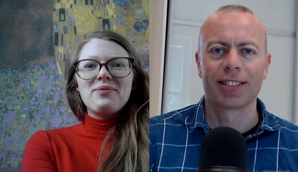 Solveig Engebretsen og Anders Løland snakker om R i første episode av podcasten Sannsynligvis VIKTIG.