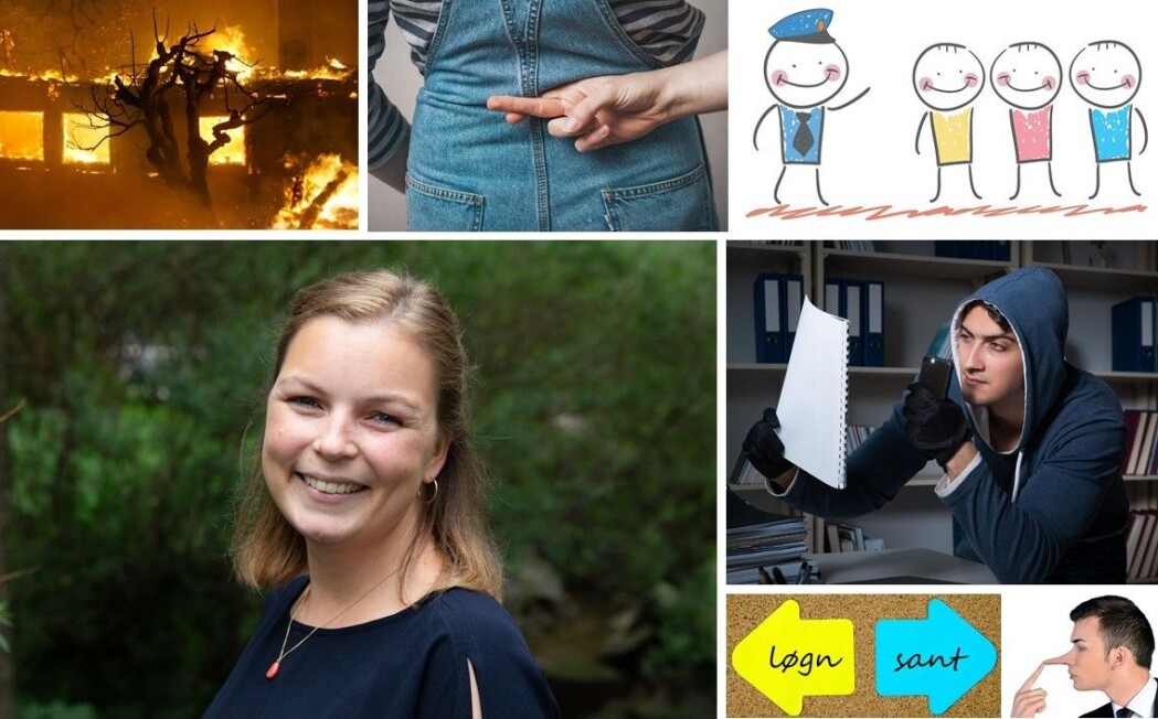 Marthe Lefsaker Sakrisvold forsker på sannhet og løgn. Da ber hun folk snike seg rundt for å stjele dokumenter. Marthe Lefsaker Sakrisvold forsker på sannhet og løgn. Da ber hun folk snike seg rundt for å stjele dokumenter.