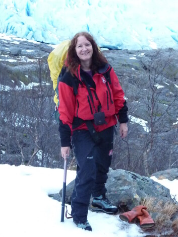 Miriam Jackson jobber med å med å undersøke jøkulhlaup. (Foto: Miriam Jackson) Miriam Jackson jobber med å med å undersøke jøkulhlaup. (Foto: Miriam Jackson)