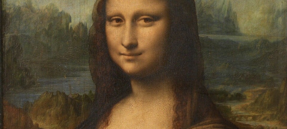Utsnitt av Mona Lisa (Foto: Wikimedia Commons)