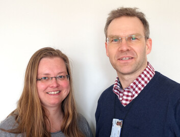 PhD-stipendiat Nora Johanne Klungseth og professor Nils Olssen som er veileder. (Foto: NTNU) PhD-stipendiat Nora Johanne Klungseth og professor Nils Olssen som er veileder. (Foto: NTNU)