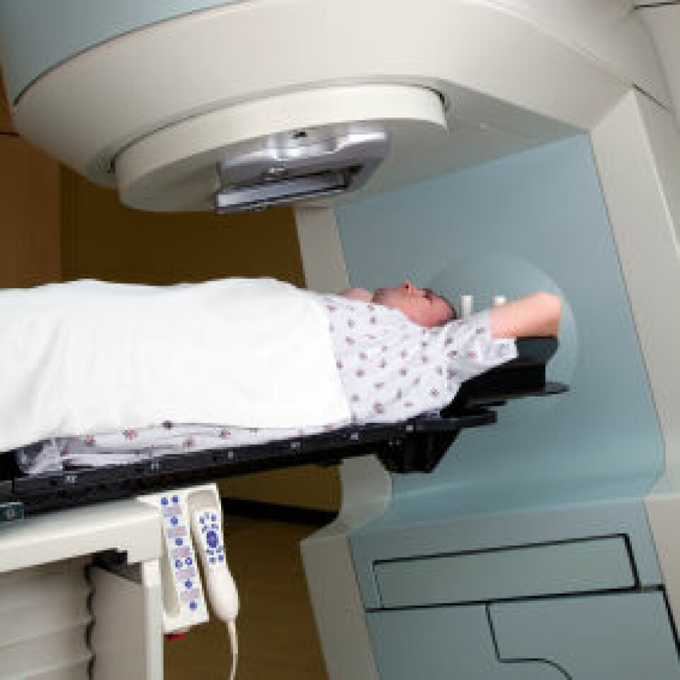 En mann får strålebehandling mot kreft. (Illustrasjonsfoto: iStockphoto)