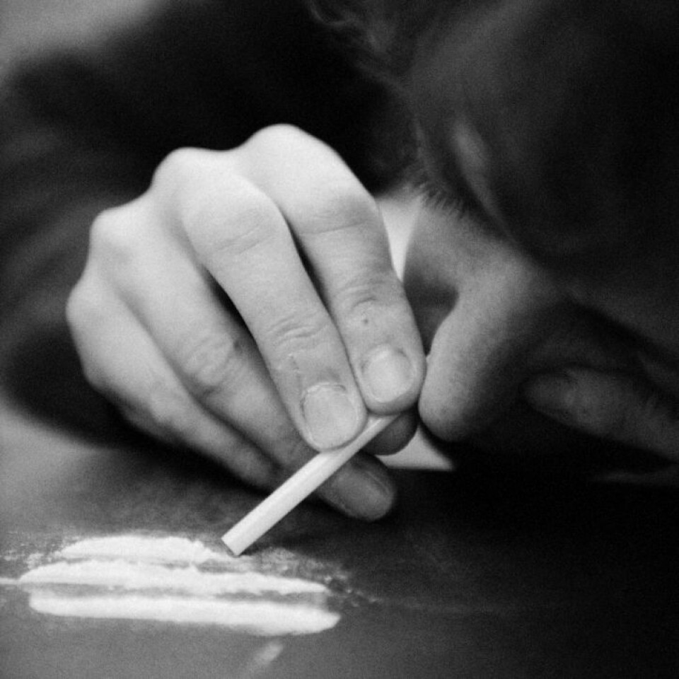 I Norge bruker rundt fire prosent av de mellom 15 og 34 år kokain, ifølge SIRUS. (Foto: Colourbox)