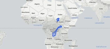 Afrika er mye større og Norge er mye mindre enn det ser ut på kartet