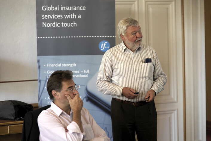 Wolfgang Kreyling snakker om risiko ved nanomaterialer. (Foto: Sigmund Clementz, If) Wolfgang Kreyling snakker om risiko ved nanomaterialer. (Foto: Sigmund Clementz, If)