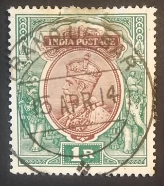 Navnet Trankebar levde videre etter at engelskmennene overtok den tidligere dansk-norske kolonien. Det ser man blant annet på dette frimerket med den britiske kongen Georg V som er stemplet i Tranquebar 15. april 1914. Navnet Trankebar levde videre etter at engelskmennene overtok den tidligere dansk-norske kolonien. Det ser man blant annet på dette frimerket med den britiske kongen Georg V som er stemplet i Tranquebar 15. april 1914.