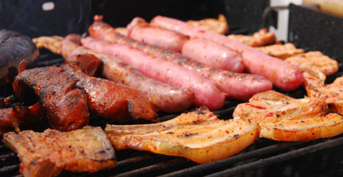 Grillmat bør ikke stå på menyen hver dag. Rød kjøtt, og spesielt pølser og flesk, gir økt risiko for flere typer sykdommer. (Foto: Colourbox.com) Grillmat bør ikke stå på menyen hver dag. Rød kjøtt, og spesielt pølser og flesk, gir økt risiko for flere typer sykdommer. (Foto: Colourbox.com)