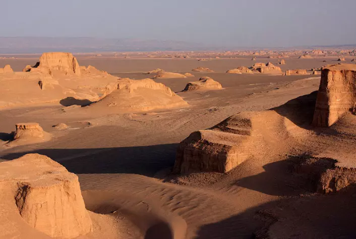 Ørkenen Dasht-e Lut i Iran. (Foto: yeowatzup/Wikimedia Commons)