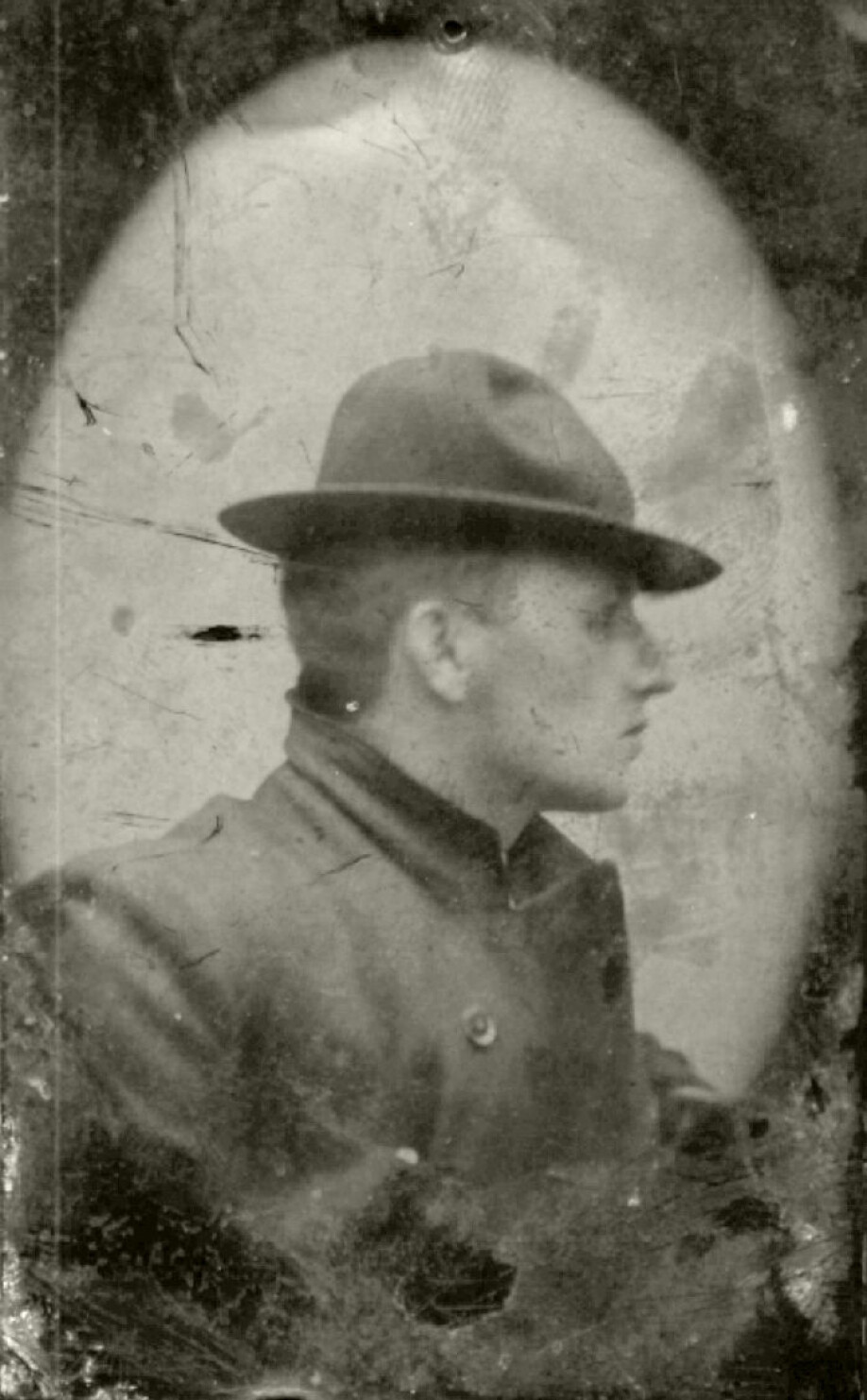 Gustav Vigeland i Firenze, 1896.