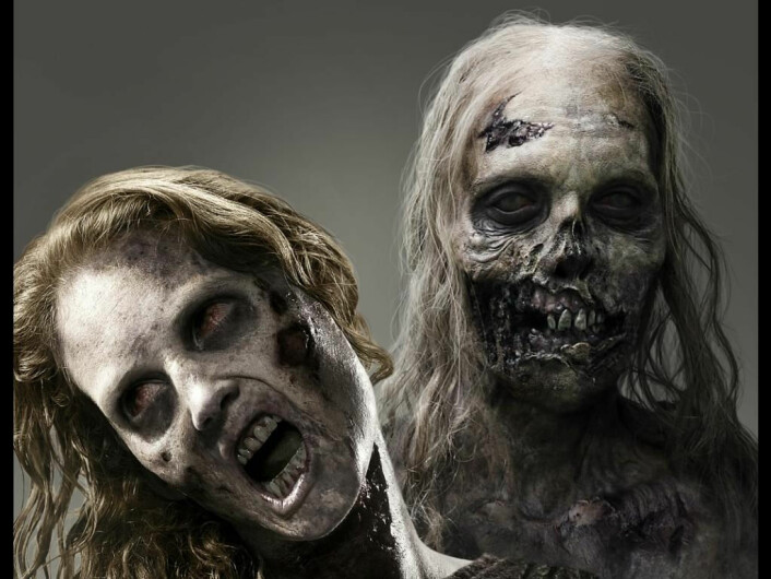 De nye tv-seriene er ofte nisjepregede, uten voldsomme seertall. Her er det to sultne zombier som de overlevende menneskene kan risikere å støte på i tv-serien The Walking Dead fra kabelkanalen AMC. (Foto: kileyblaqkyear)