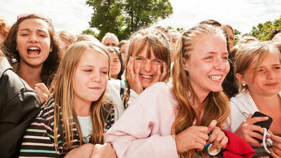 Det ble fullstendig kaos under sommerens Justin Bieber-konsert i Oslo. Dagens unge kvinner har tydeligvis fortsatt et behov for å avreagere. (Foto: NRK P3)