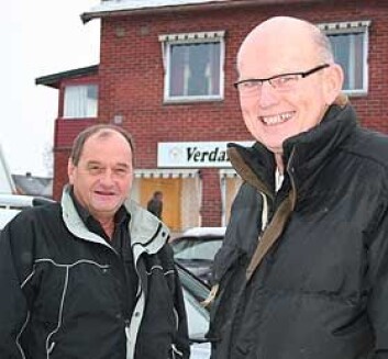 "Trafikkskoleinnehaver Bjørn Eriksen (til venstre) ved Verdal trafikkskole og faglærer Stein Magne Olsen ved Høgskolen i Nord-Trøndelag." "Trafikkskoleinnehaver Bjørn Eriksen (til venstre) ved Verdal trafikkskole og faglærer Stein Magne Olsen ved Høgskolen i Nord-Trøndelag."