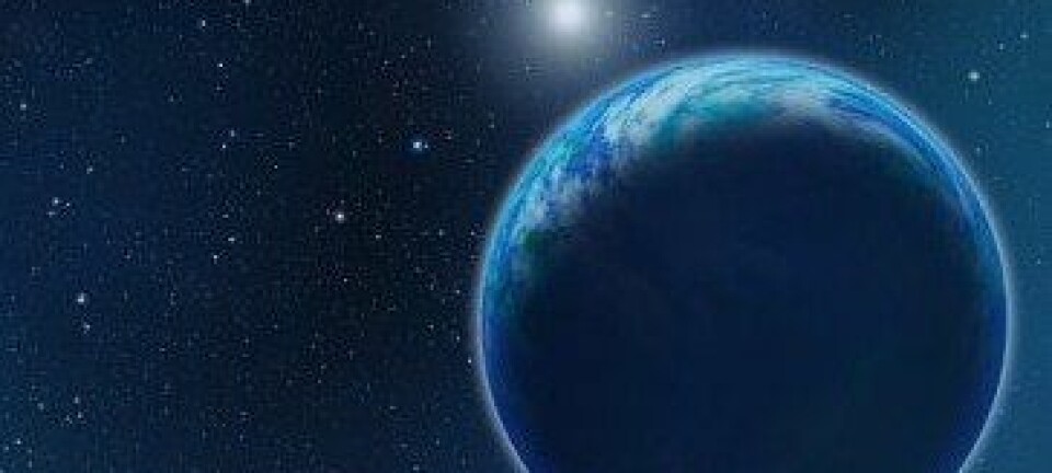 Det skal være lettere å oppdage oksygen i atmosfæren til planeter som kretser rundt hvite dverger, viser en ny rapport. David A. Aguilar (CfA)