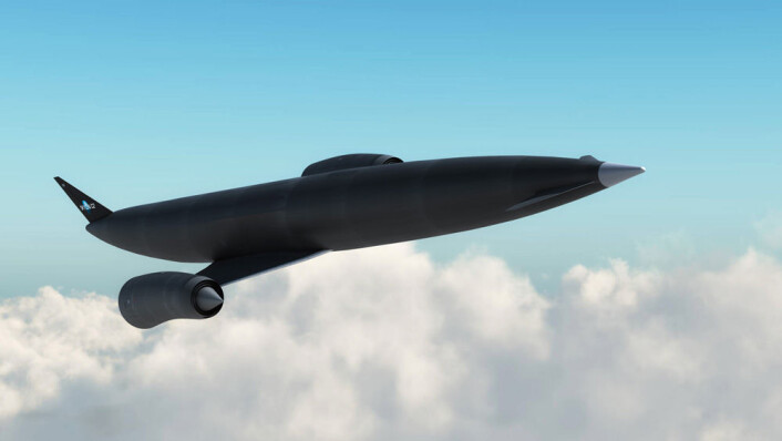 Romflyet Skylon trenger ikke ekstra hjelperaketter, som romferga. Motorene fungerer som jetmotorer under 26 kilometer, og blir rakettmotorer ved Mach 5. (Foto: (Illustrasjon: Reaction Engines Limited)) Romflyet Skylon trenger ikke ekstra hjelperaketter, som romferga. Motorene fungerer som jetmotorer under 26 kilometer, og blir rakettmotorer ved Mach 5. (Foto: (Illustrasjon: Reaction Engines Limited))