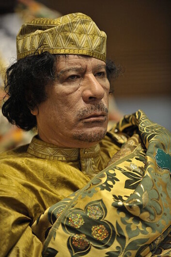Muammar Gaddafi, avbildet i 2009. (Foto: US Navy/Wikimedia Creative Commons) Muammar Gaddafi, avbildet i 2009. (Foto: US Navy/Wikimedia Creative Commons)