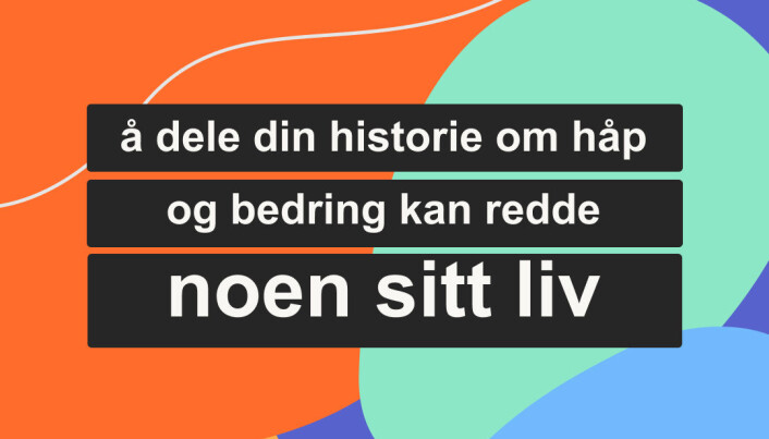 Eitt av #chatsafe-tipsa handlar om korleis ein kan dele si eiga historie. Framhev då dei delane av erfaringa di som viser at det er viktig å søkje hjelp tidleg, samt meldingar som reduserer stigma og fremjar håp og betring, tilrår vegleiaren. Eitt av #chatsafe-tipsa handlar om korleis ein kan dele si eiga historie. Framhev då dei delane av erfaringa di som viser at det er viktig å søkje hjelp tidleg, samt meldingar som reduserer stigma og fremjar håp og betring, tilrår vegleiaren.