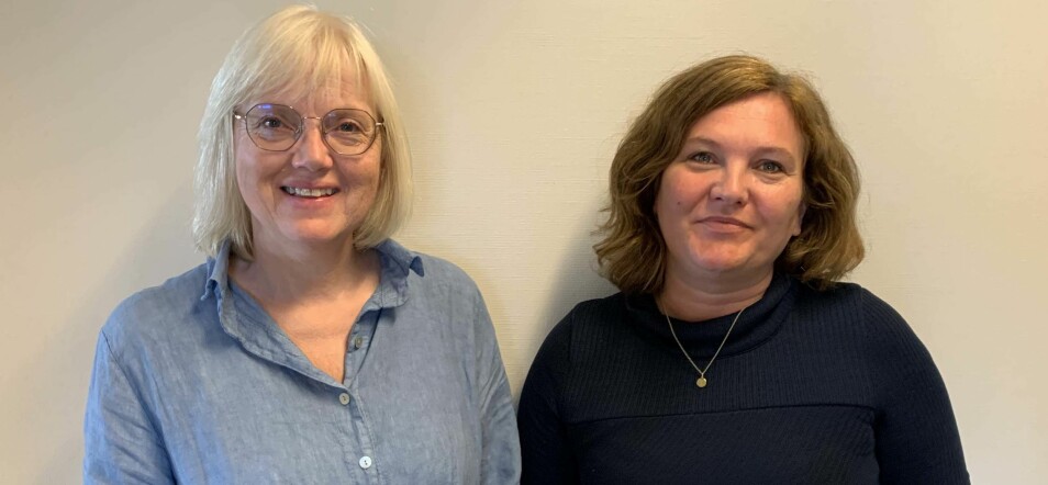 Universitetslektor Tove Ingebrigtsen (til venstre) og studieleder Kathrin Olsen ved Nord universitet har fått svar fra flere hundre barnehagelærerstudenter.