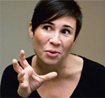 "Ine Marie Eriksen Søreide: Regjeringen tar fra forskningen for å gi til forskningen." "Ine Marie Eriksen Søreide: Regjeringen tar fra forskningen for å gi til forskningen."
