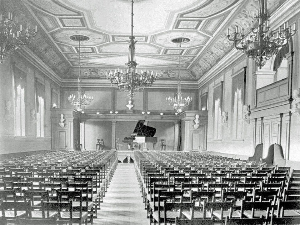 Brødrene Hals' pianofabrikk og konsertsal var stedet der Gyda Christensen første gang inviterte til dansesoaré med modernistiske bevegelser. (Foto: Severin Worm-Petersen)