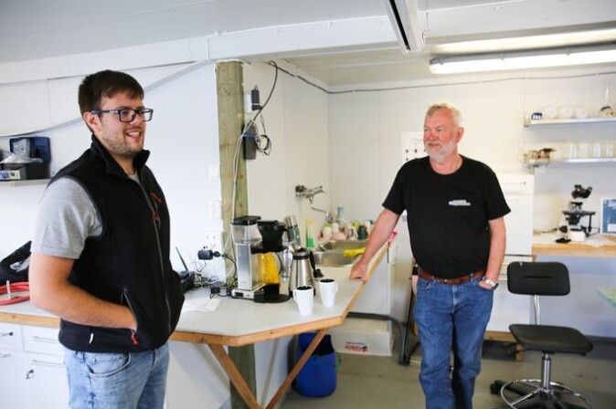 Alberto og Odd Arne Arnesen har rukket å bli godt kjent i løpet av prosjektet. Alberto og Odd Arne Arnesen har rukket å bli godt kjent i løpet av prosjektet.