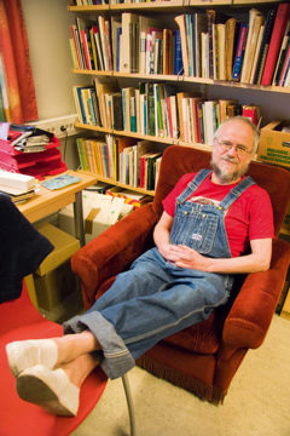 Verdensoperaens far, Niels Windfeld Lund ved Universitetet i Tromsø. (Foto: Erling Bergan)