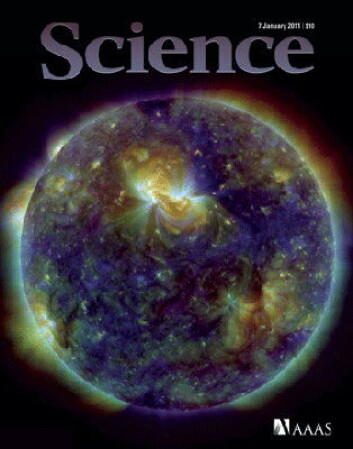 Faksimile av forsiden på Science for januar 2011. (AAAS) Faksimile av forsiden på Science for januar 2011. (AAAS)