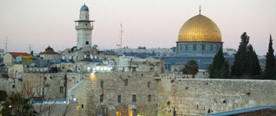 Jerusalem er viktig for både jøder, muslimer og kristne. (Foto: Wikimedia Commons)