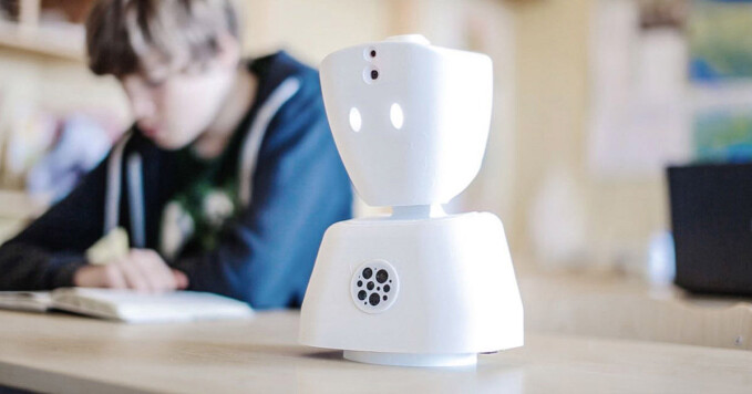The AV1 robot can help children who have to home school. The AV1 robot can help children who have to home school.